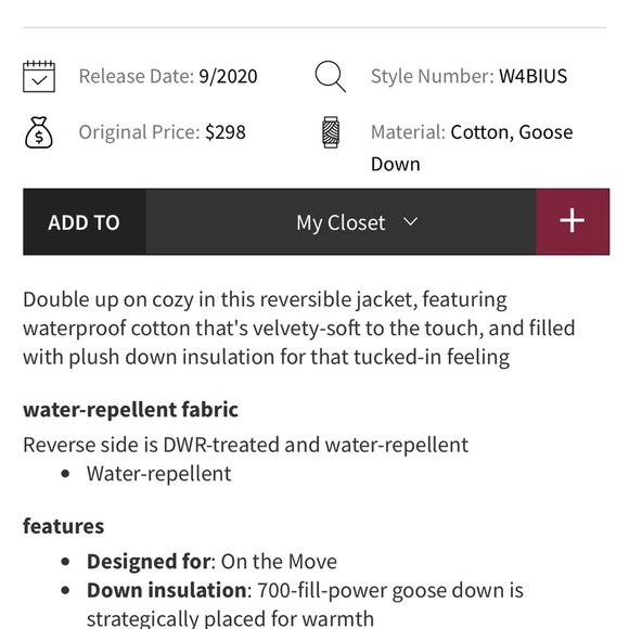 Women's Size 0 Lululemon Resolute Warmth Military Coat Down Fill Puffer Jacket - Picture 11 of 11